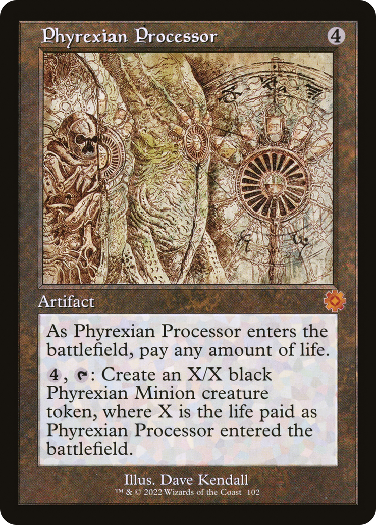 Phyrexian Processor (BRR-102) - The Brothers' War Retro Artifacts