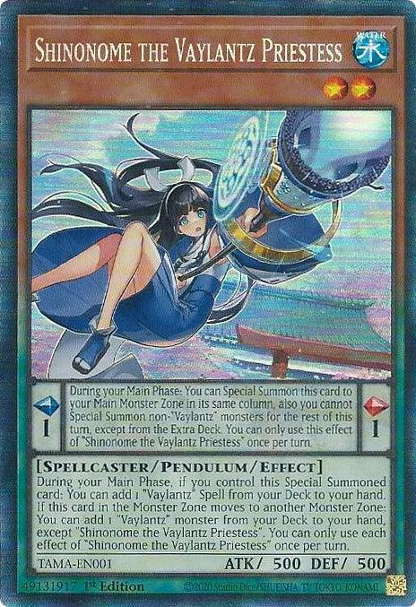 Shinonome the Vaylantz Priestess [TAMA-EN001] Collector's Rare - Josh's Cards