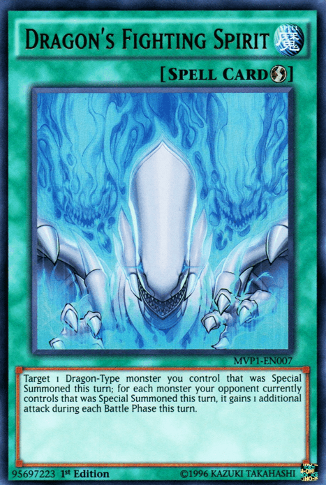 Dragon's Fighting Spirit [MVP1-EN007] Ultra Rare - Josh's Cards