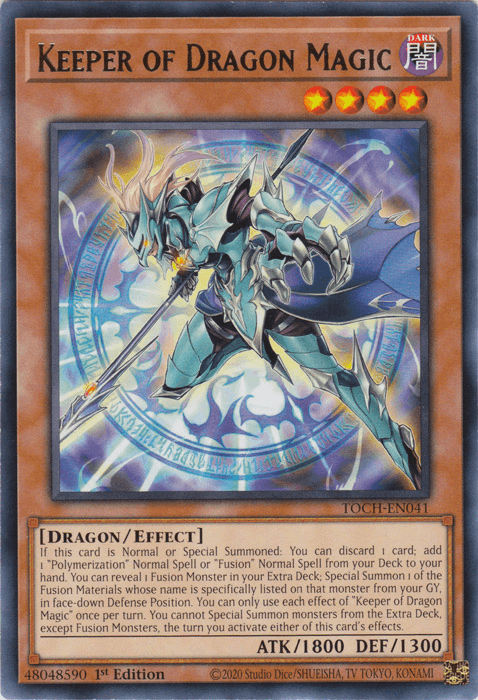 Keeper of Dragon Magic [TOCH-EN041] Rare - Josh's Cards