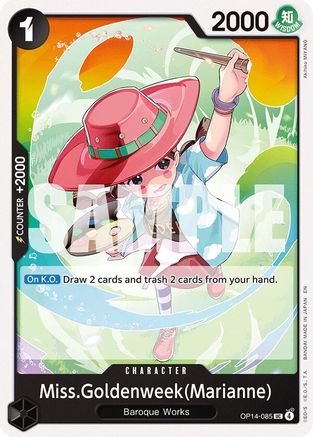Miss.Goldenweek(Marianne) (OP14-085) - The Azure Sea's Seven