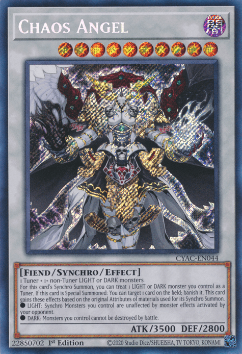 Chaos Angel [CYAC-EN044] Secret Rare - Josh's Cards