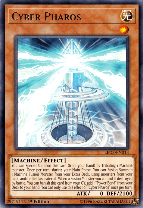 Cyber Pharos [LED3-EN013] Rare - Josh's Cards