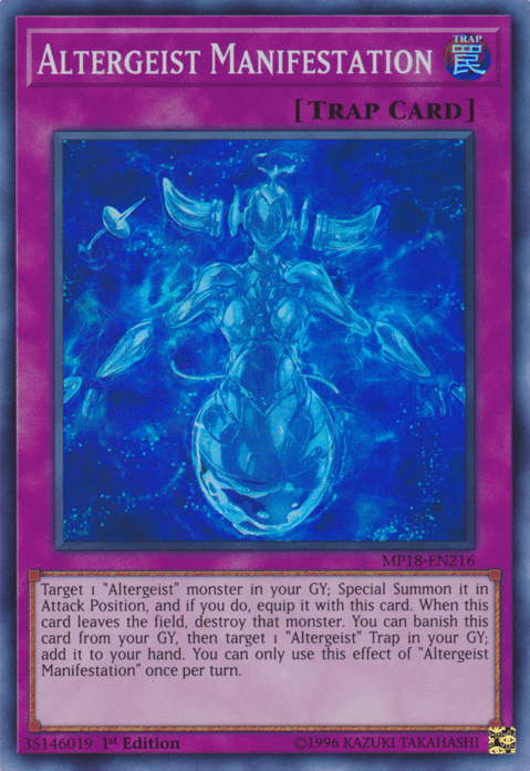 Altergeist Manifestation [MP18-EN216] Super Rare - Josh's Cards