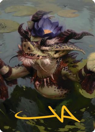 Ignoble Hierarch Art Card (Gold-Stamped Signature) (ASECL-050) - Art Series: Lorwyn Eclipsed