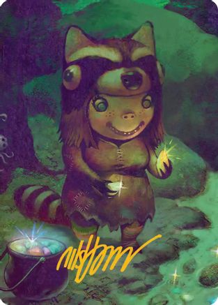 Glister Bairn Art Card (Gold-Stamped Signature) (ASECL-023) - Art Series: Lorwyn Eclipsed