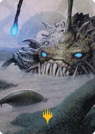 Deceit Art Card (Gold-Stamped Planeswalker Symbol) (ASECL-035) - Art Series: Lorwyn Eclipsed