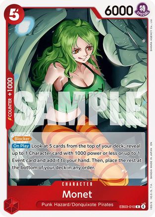 Monet (EB03-010) - Extra Booster: One Piece Heroines Edition Foil