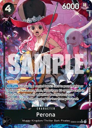 Perona (Alternate Art) (EB03-045) - Extra Booster: One Piece Heroines Edition Foil