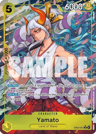 Yamato (Alternate Art) (EB03-057) - Extra Booster: One Piece Heroines Edition Foil