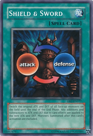 Shield & Sword [DB2-EN077] Common - Josh's Cards