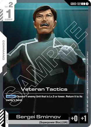 Veteran Tactics (GD03-122) - Steel Requiem