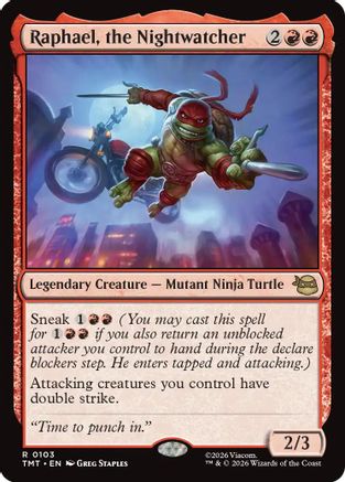 Raphael, the Nightwatcher (TMT-103) - Teenage Mutant Ninja Turtles