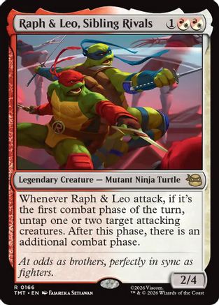 Raph & Leo, Sibling Rivals (TMT-166) - Teenage Mutant Ninja Turtles