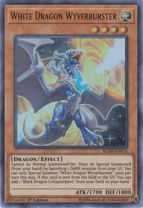 White Dragon Wyverburster [BLHR-EN076] Ultra Rare - Josh's Cards