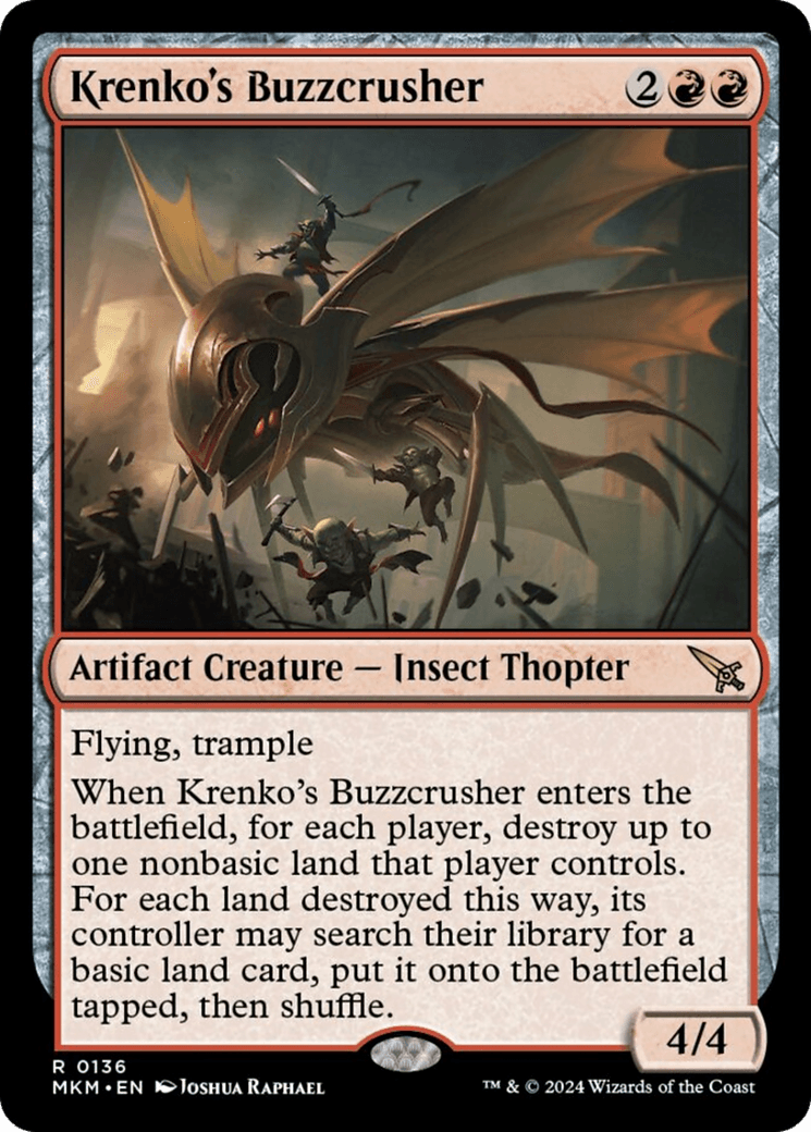 Krenko's Buzzcrusher [Murders at Karlov Manor] - Josh's Cards