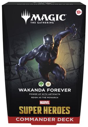 Magic: The Gathering: Marvel Super Heroes Commander Deck - Wakanda Forever