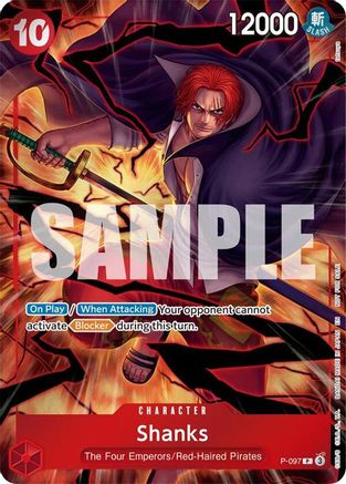 Shanks (Event Pack Vol. 8) (P-097) - One Piece Promotion Cards Foil