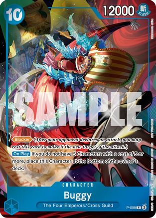 Buggy (Event Pack Vol. 8) (P-098) - One Piece Promotion Cards Foil