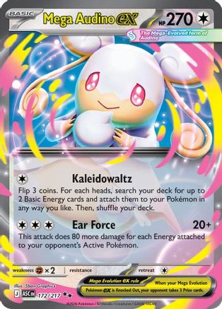 Mega Audino ex 172/217 - ME Ascended Heroes Holofoil