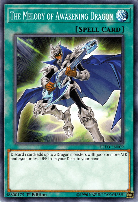 The Melody of Awakening Dragon [LED3-EN009] Common - Josh's Cards