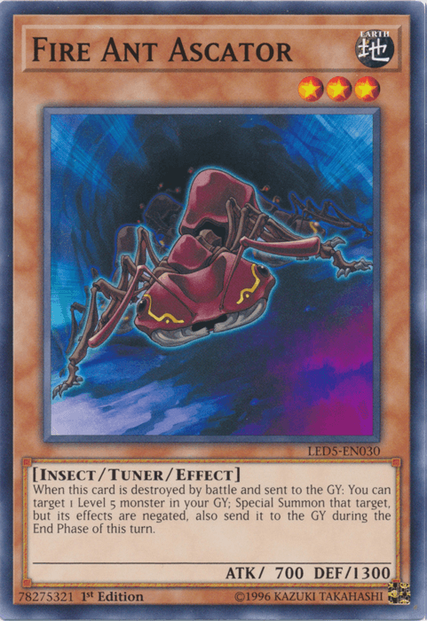 Fire Ant Ascator [LED5-EN030] Common - Josh's Cards