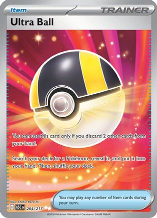 Ultra Ball 264/217 - ME Ascended Heroes Holofoil
