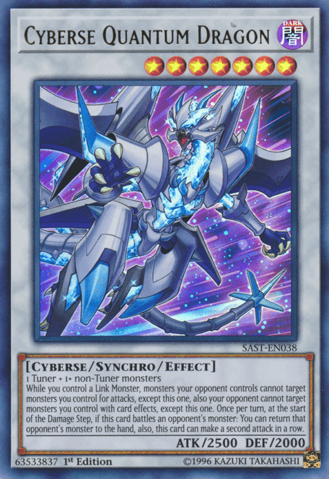 Cyberse Quantum Dragon [SAST-EN038] Ultra Rare - Josh's Cards