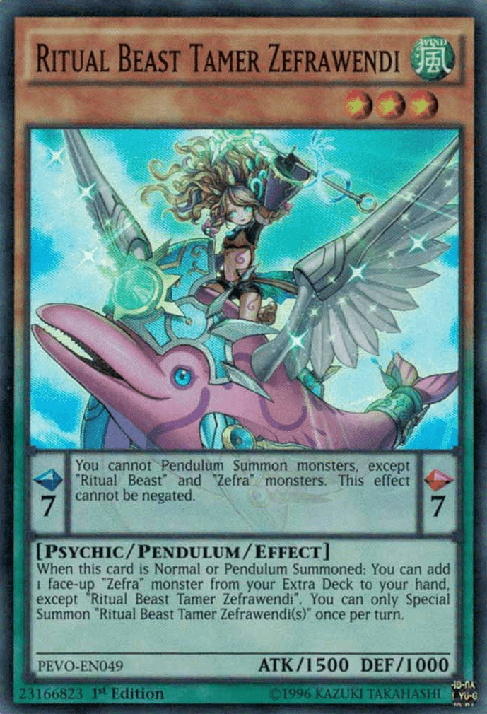 Ritual Beast Tamer Zefrawendi [PEVO-EN049] Super Rare - Josh's Cards
