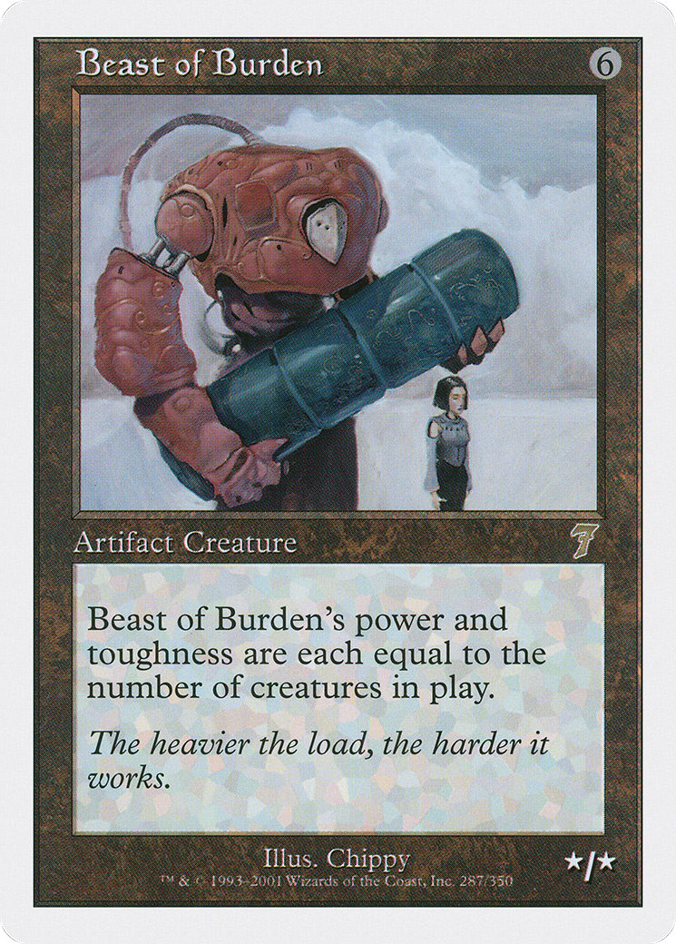 Beast of Burden [Seventh Edition] Foil