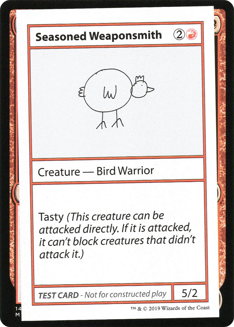 Seasoned Weaponsmith (CMB1-063) - Mystery Booster Playtest Cards 2021