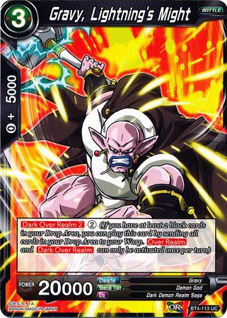 Gravy, Lightning's Might (BT4-113) [Colossal Warfare] Parallel Foil