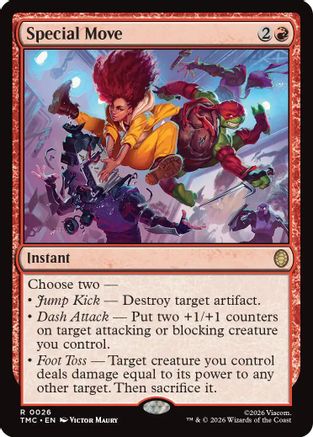 Special Move (TMC-026) - Commander: Teenage Mutant Ninja Turtles