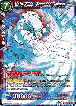 Meta-Rilldo, Ascended General (BT17-017) [Ultimate Squad] Parallel Foil