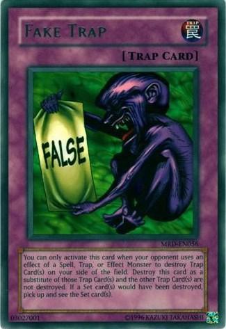 Fake Trap [MRD-EN056] Rare - Josh's Cards