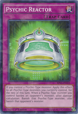 Psychic Reactor [BP03-EN222] Shatterfoil Rare - Josh's Cards