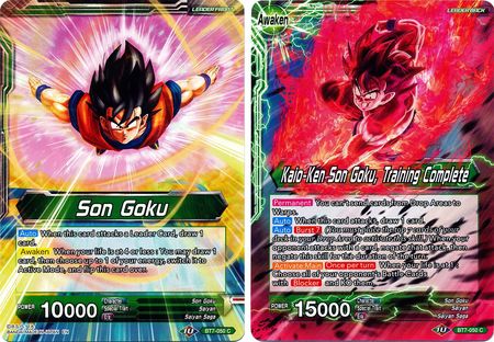 Son Goku // Kaio-Ken Son Goku, Training Complete (BT7-050) [Assault of the Saiyans] Parallel Foil