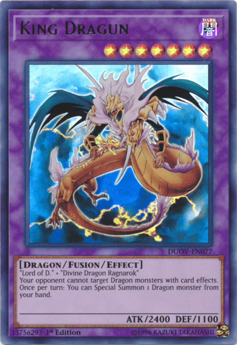 King Dragun [DUOV-EN077] Ultra Rare - Josh's Cards