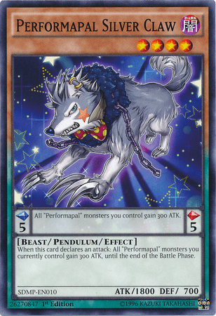 Performapal Silver Claw [SDMP-EN010] Common - Josh's Cards