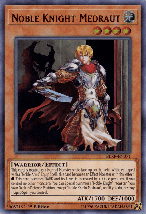 Noble Knight Medraut [BLRR-EN071] Ultra Rare - Josh's Cards