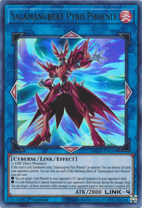 Salamangreat Pyro Phoenix [MP20-EN169] Ultra Rare - Josh's Cards