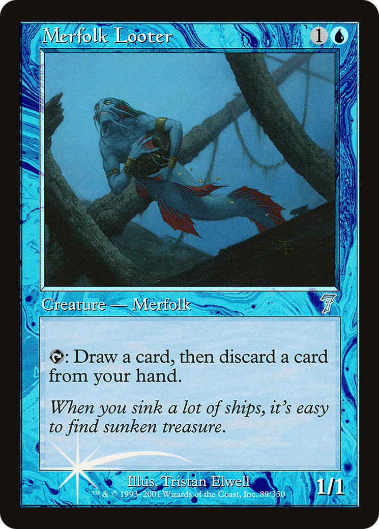 Merfolk Looter [Seventh Edition] Foil