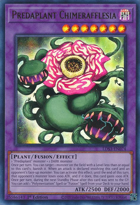Predaplant Chimerafflesia [LDS3-EN074] Ultra Rare - Josh's Cards