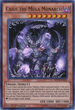 Caius the Mega Monarch [MP15-EN215] Ultra Rare - Josh's Cards