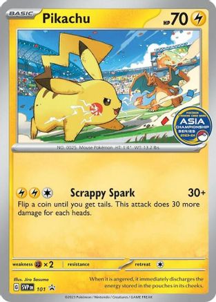 Pikachu (Asia Championship Series -24) 101 - SV Scarlet & Violet Promo Cards