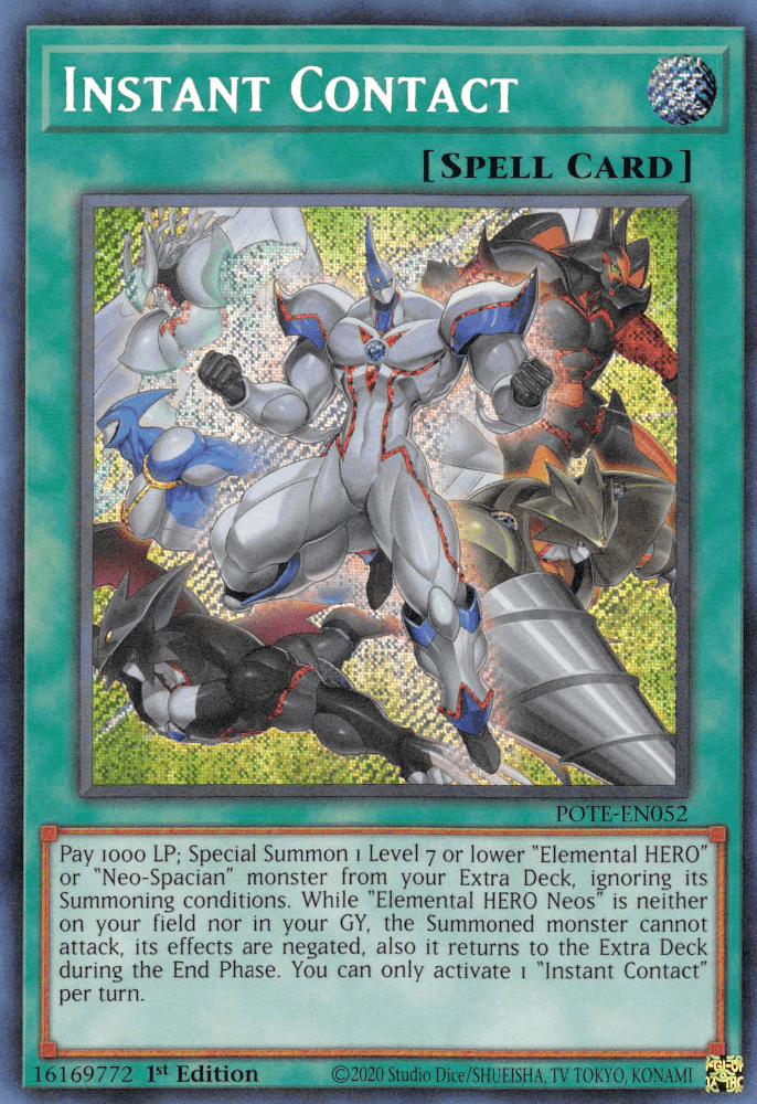 Instant Contact [POTE-EN052] Secret Rare - Josh's Cards