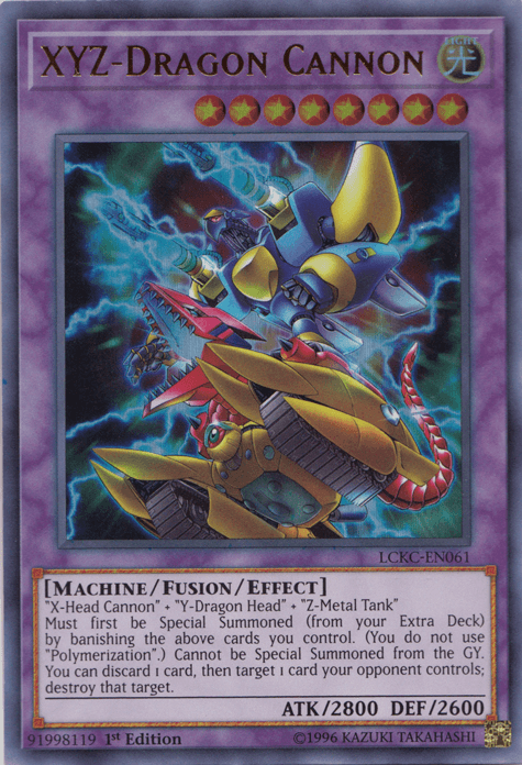 XYZ-Dragon Cannon [LCKC-EN061] Ultra Rare - Josh's Cards