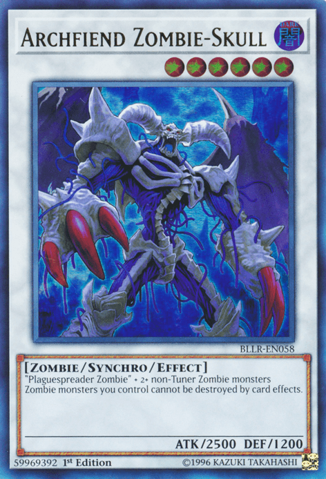 Archfiend Zombie-Skull [BLLR-EN058] Ultra Rare - Josh's Cards