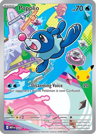 Popplio 045 - ME Mega Evolution Promo Holofoil