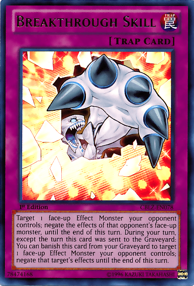 Breakthrough Skill [CBLZ-EN078] Ultra Rare - Josh's Cards